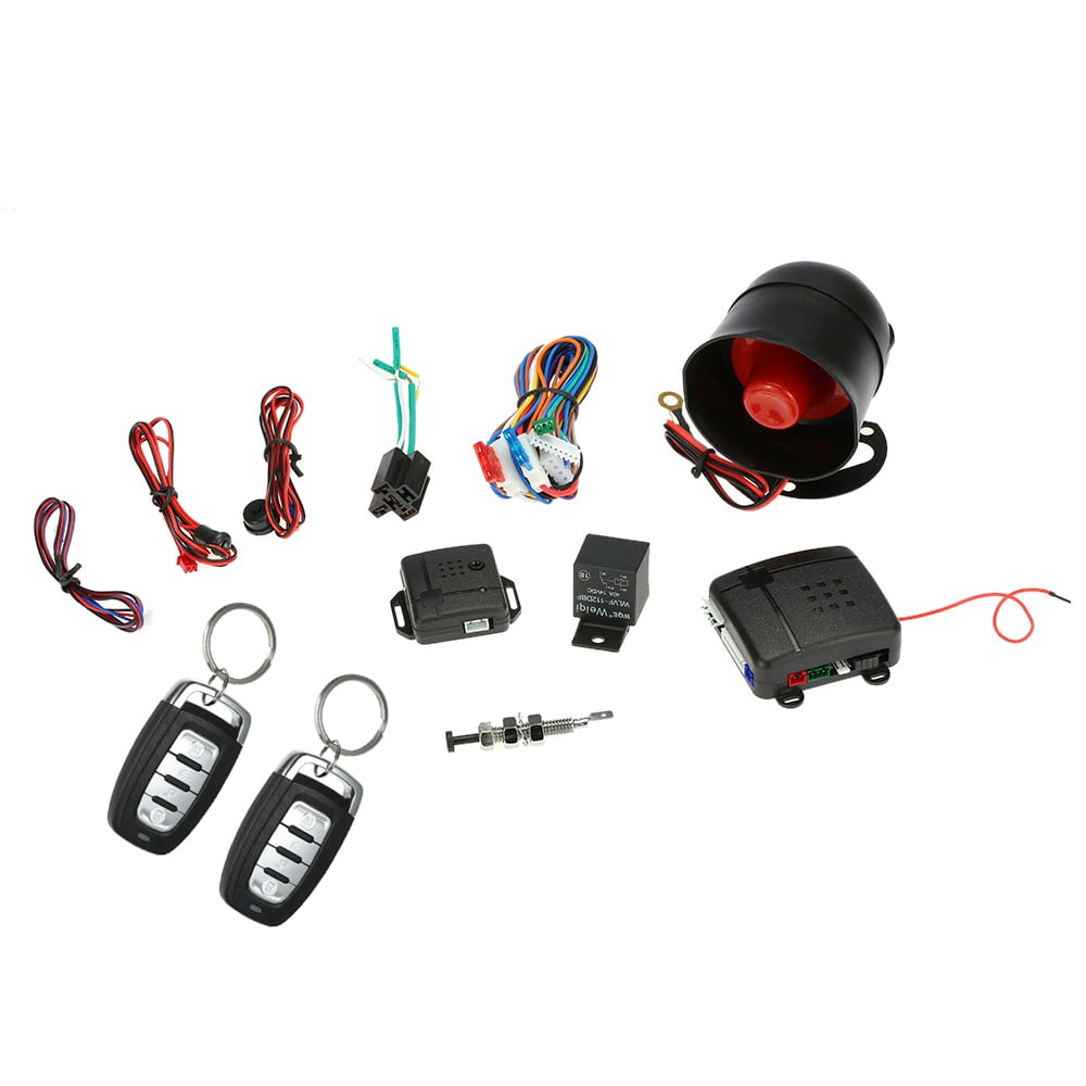 Universal Car Vehicle System Burglar Alarm Protection -theft System 2 Remote