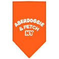 thumbnail image 1 of Aberdoggie Ny Screen Print Bandana Orange Small, 1 of 1