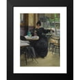 thumbnail image 2 of Paul-François Quinsac 15x18 Black Modern Framed Museum Art Print Titled - At the Coffee Shop, 2 of 5