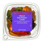 bettergoods Mixed Bell Pepper Chips with Himalayan Salt, 3 oz