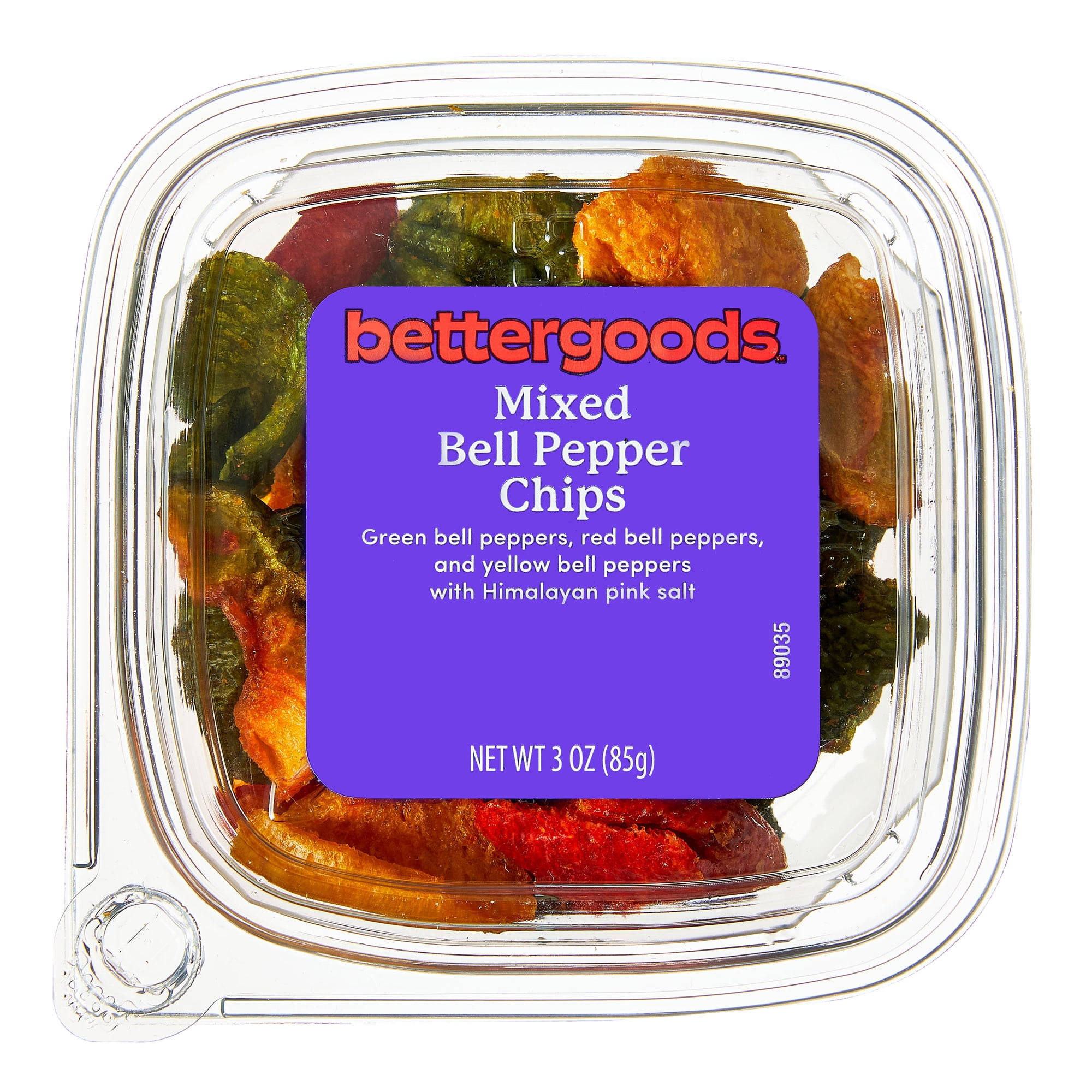 bettergoods Mixed Bell Pepper Chips with Himalayan Salt, 3 oz