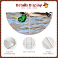 thumbnail image 3 of Lukts Mallard Duck Swimming In A River Print Color Life Christmas Tree Skirt, Winter Holiday Tree Mat Decoration ,Can be Used as A Shawl-30", 3 of 6