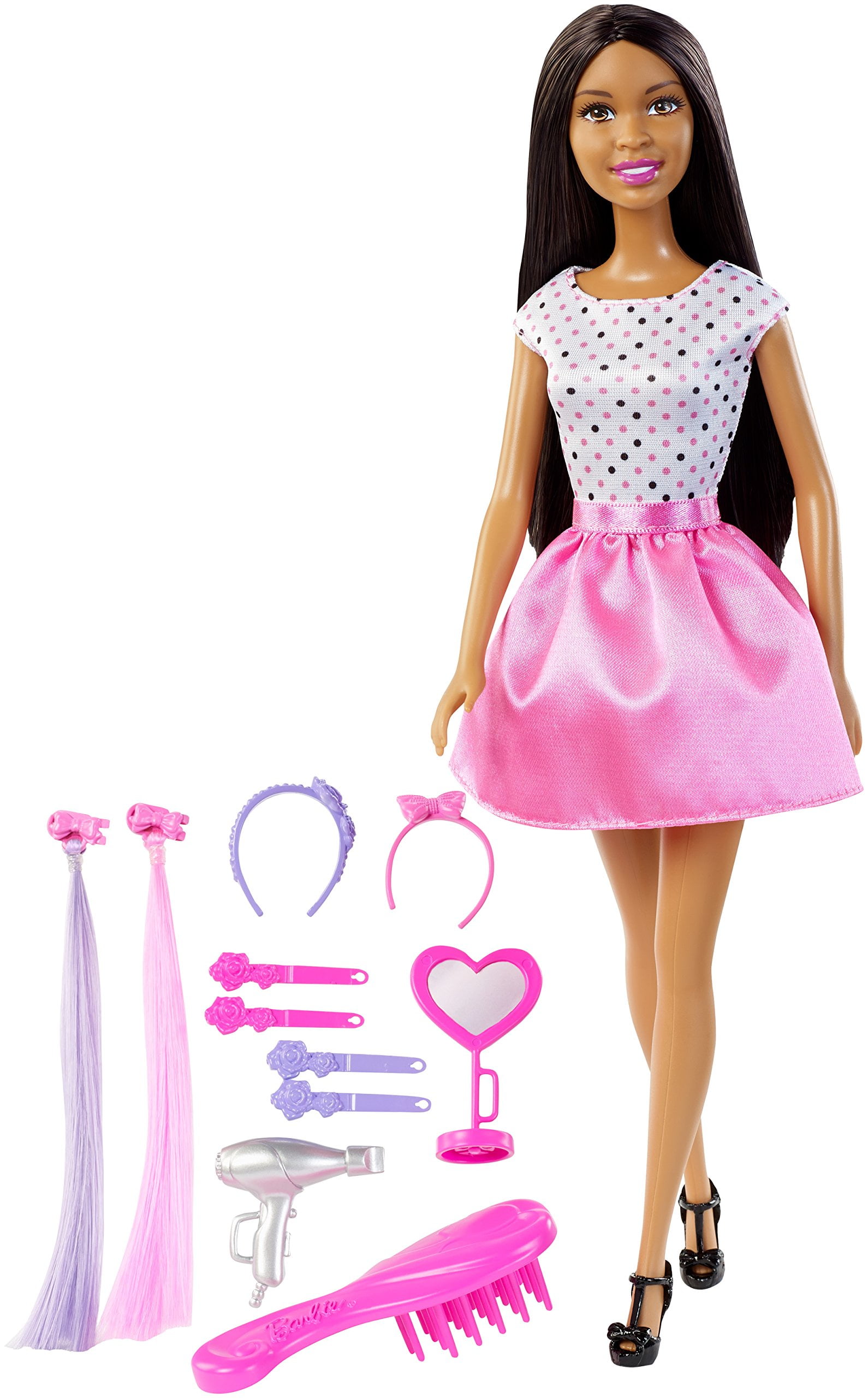 Barbie Doll with Hair Accessory, AfricanAmerican