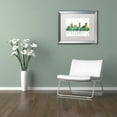 thumbnail image 3 of Trademark Fine Art "Denver Colorado Skyline Mclr-1" Canvas Art by Marlene Watson, White Matte, Silver Frame, 3 of 4