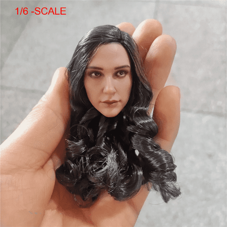 1:6 Scale Wonder Woman Gal Gadot Head Sculpt For 12" Female PH TBL JO Figure Doll Body