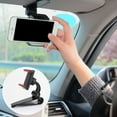 thumbnail image 2 of Universal Car Phone Holder 360° Adjustable Sun Visor Phone Mount for Smartphones, Secure Cradle Clip for Hands-Free Navigation,Streaming & Driving Fits All Vehicle Visors, 2 of 4