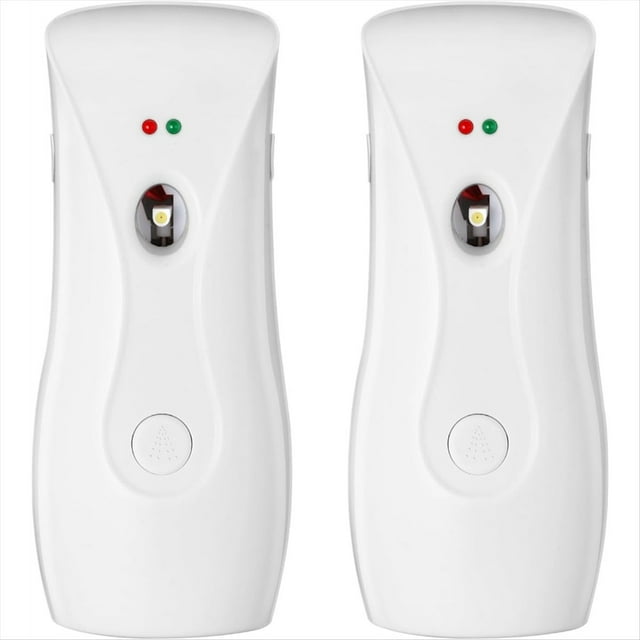 Dispensadores Automáticos de Ambientadores (Paquete de 2), Máquinas Pulverizadoras de Aerosol, de Pared o de Pie, con Temporizador Ajustable.