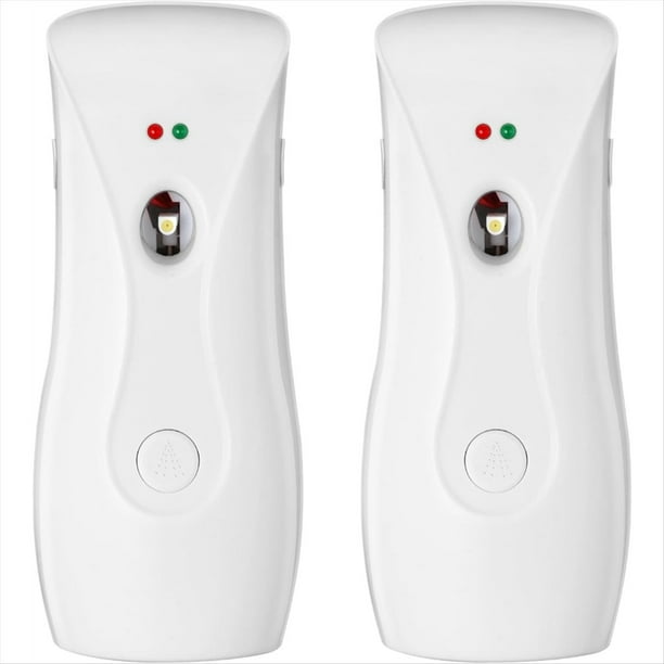 Dispensadores Automáticos de Ambientadores (Paquete de 2), Máquinas Pulverizadoras de Aerosol, de Pared o de Pie, con Temporizador Ajustable.