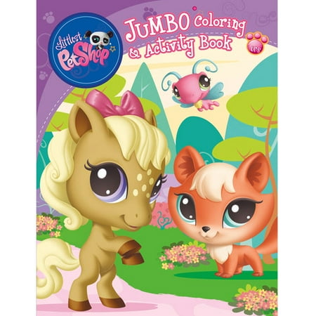 Littlest Pet Shop Jumbo Coloring and Activity Book - Walmart.com
