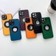 thumbnail image 2 of Funda Dura De Cuero Con Succión Magnética Para Lentes CD , anti Caída Y A Prueba De Golpes Adecuada Para iPhone 11 12 13 14 PRO MAX, 2 of 4