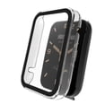 thumbnail image 3 of For Xiaomi Mi Band 7 Pro PC + Tempered Glass Integrated Watch Case(Pine Green), iPhone 12 Pro Max, 3 of 4