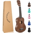 thumbnail image 1 of Ukelele POMAIKAI Soprano Wood Starter de 21 pulgadas con cuerdas de nylon, 1 of 8