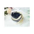 thumbnail image 2 of INSPIRE CHIC Women's Rhombus Neck Scarf Stripe Print Neckerchief Bag Accessory Navy blue, 2 of 6