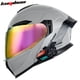 thumbnail image 3 of Casco integral con Bluetooth para motocicleta, doble lente, abatible hacia arriba, intercomunicador, aprobado por DOT, para carreras de motos y motocross, 3 of 5