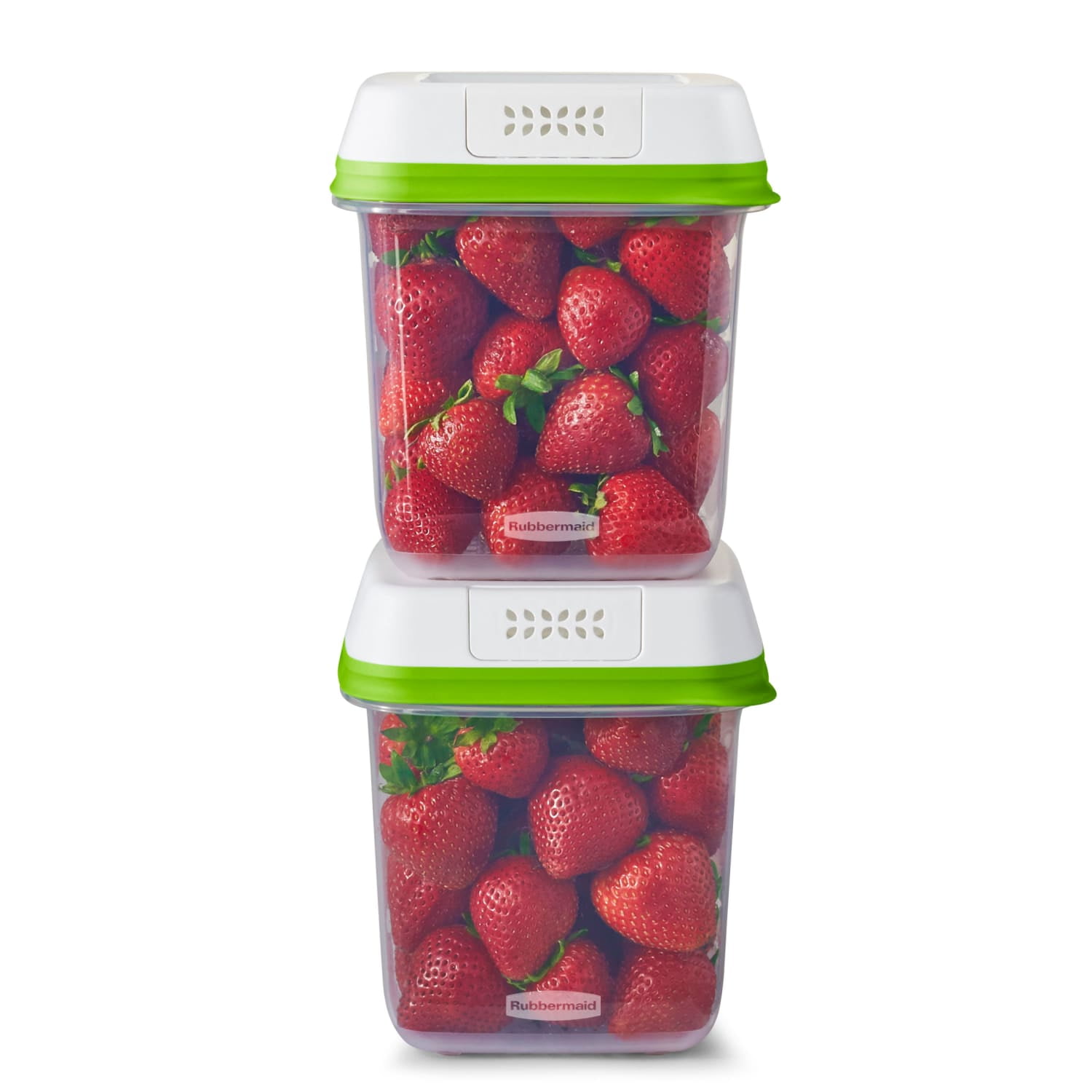 Rubbermaid FreshWorks Produce Savers, Medium and Large Produce Storage Containers, 6 Piece Set