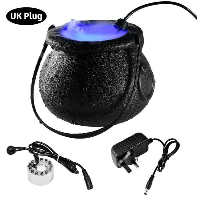 xiaxaixu Halloween Pot de Sorcière en Forme de Couleur Claire Changeant Lampe Décorative LED