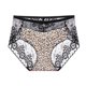 thumbnail image 2 of Bragas elásticas para mujer Gibobby Cintura media Sexy Estampado leopardo Seda hielo Sin costuras Caqui XL, 2 of 4