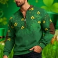 thumbnail image 4 of Ceisia Men's Fashion Printed Round Neck Casual Daily Long Sleeve Top Gift, 4 of 5
