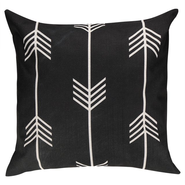 Decoración transpirable para el hogar, la oficina y el automóvil, sin relleno, estilo n.° 7, funda de almohada de lino natural