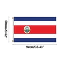 thumbnail image 4 of Tarmeek CostaRica National Flag 3x5 Ft, Flag of CostaRica Flags Bunting, Soccer Party Decorations, Double Sides Flag Bunting for Restaurant Bar Garden Decor CostaRica Flag, 4 of 7