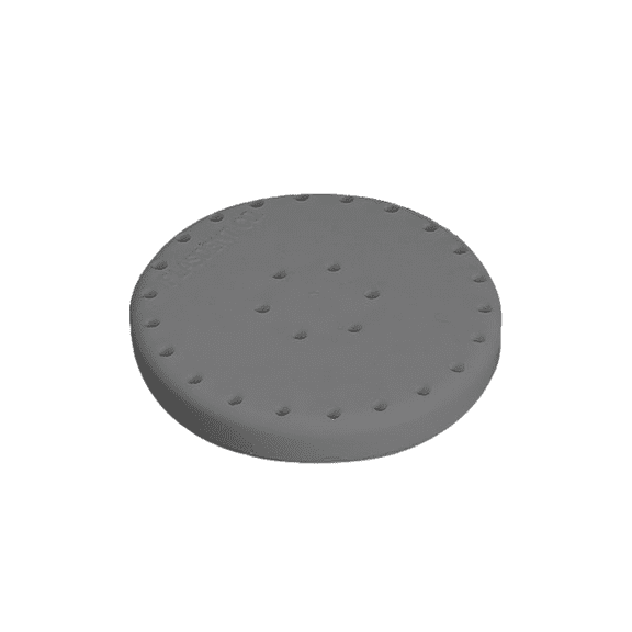 Plasdent 400BL-11 Magnetic Dental Bur Block 28-Hole Large Round Black