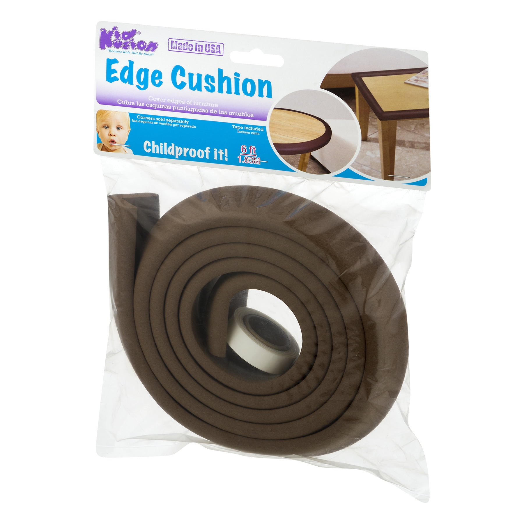 Bumping or Storage Moving Brown 4 Foam Corner or Edge Protectors for Packaging
