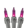 thumbnail image 4 of Novelty Lights 50 Feet 100 Bulbs Traditional Incandescent Mini Lights, Pink on Brown Wire with 6" Spacing, Commercial Grade and UL Listed for Indoor/Outdoor Use, End-To-End Connectable, 4 of 7