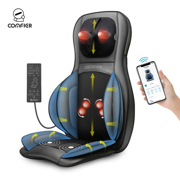 Comfier Shiatsu Neck & Back Massager – 2D/3D Kneading Full Back Massager  with Heat & Adjustable Compression, Massage Chair Pad for Shoulder Neck and  Back Waist Hips,Full Body 199.99 - Quarter Price