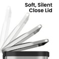 thumbnail image 5 of iTouchless AutoStep 13 Gallon Stainless Steel Automatic Step Trash Can with Odor Control System, 5 of 7