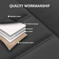 thumbnail image 5 of Car Seat Cover for JEEP WRANGLER 2008, Gray and White Car Seat Covers, PU Leather Full Set of 5 Seats With Lumbar Support Beautify Interior, Only 4 Doors, Upgrade the Car's Interior, 5 of 7