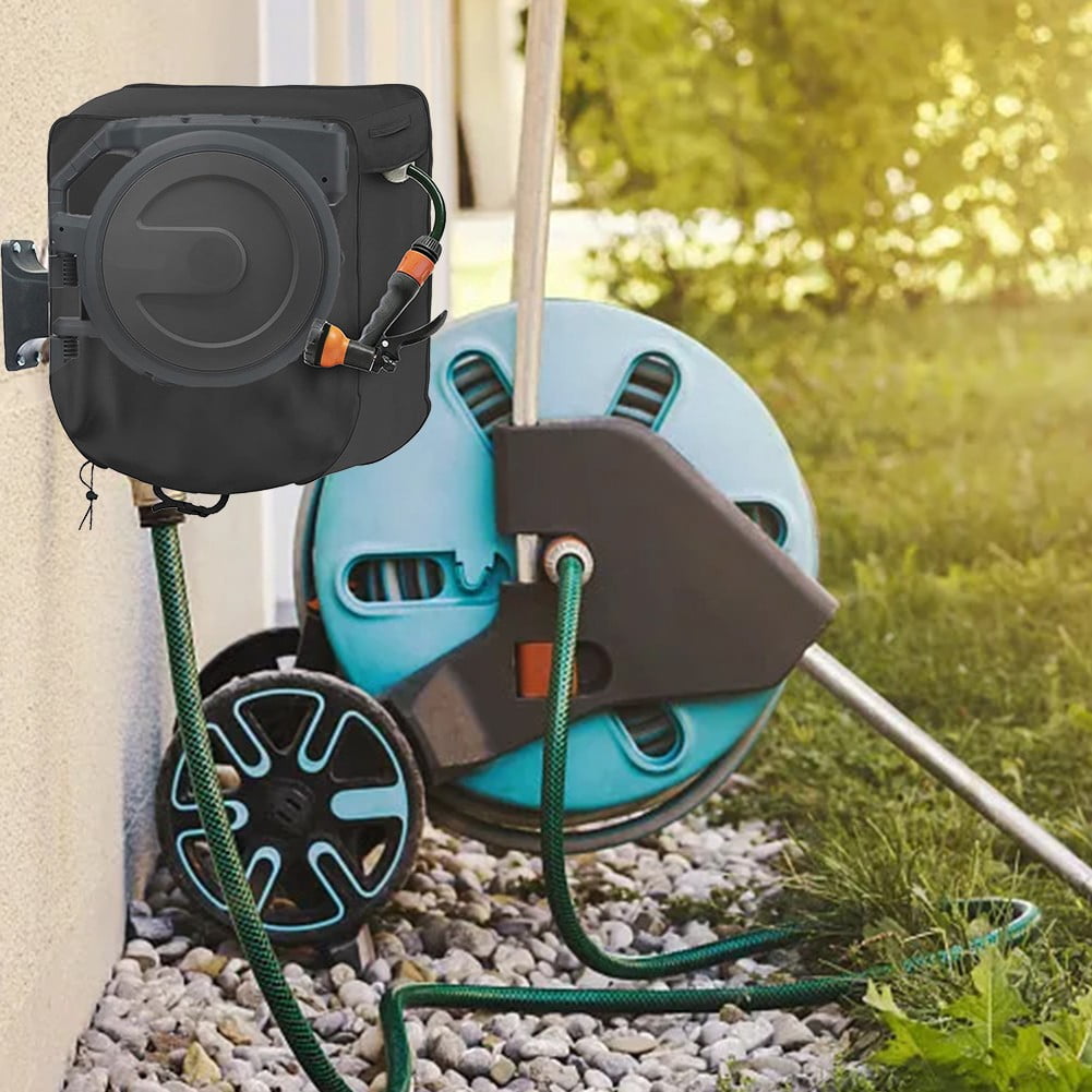 Wall Mounted Water Hose Reel Protective Cover For Your Garden Hose And Reel Rainproof Garden Wall Mounted Hose Reel Cover Part