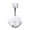 White, variant on BVXEEP Shower Head Wall Mount, Shower Bracket Bathroom Hooks Shower Base Fixed Seat Bath Hanger Clip