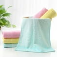 thumbnail image 7 of Tyidzon Cotton Towels 2 Pack, 13x29 inch Ultra Soft Facial Towel Set for Bathroom, Highly Absorbent Quick Dry Face Towel, Blue, 7 of 7