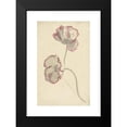thumbnail image 2 of Elias van Nijmegen 17x24 Black Modern Framed Museum Art Print Titled - Two Studies of a Poppy (C. 1700 - C. 1725), 2 of 5