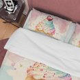 thumbnail image 2 of Cupcake Con Cereza Encima Funda Nórdica Boho Juego de Dormitorio, Color Pastel Girly, 2 of 6