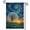 A, variant on XaaKee Garden Flags, Windswept Golden Halo Dandelion Garden Flag, Double-Sided High-Quality White Linen Small Garden Flags For Outside, Outdoor Decor, 12x18Inch