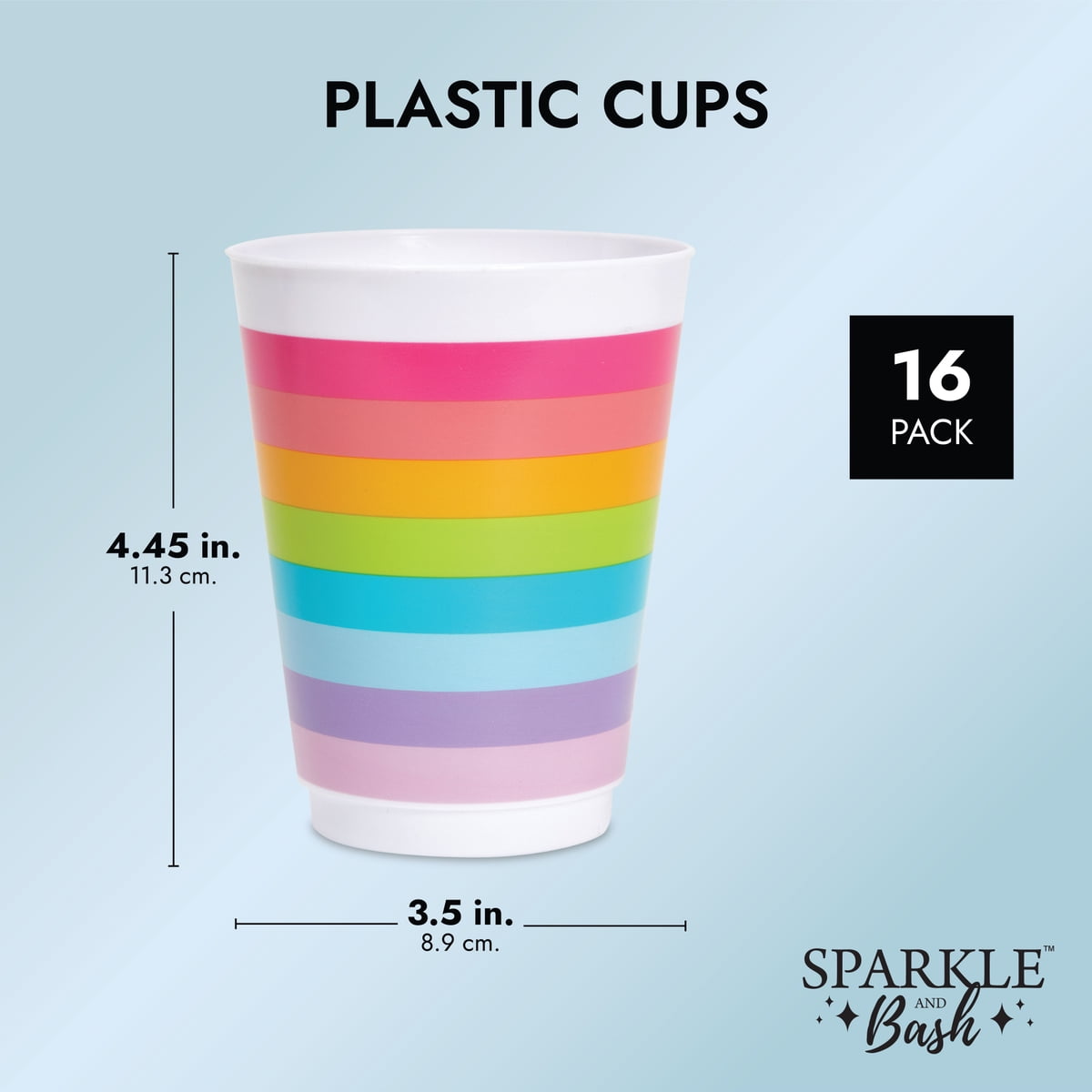 Rainbow Insulated Tumblers by Home Marketplace, Set of 4, Size: 16 oz