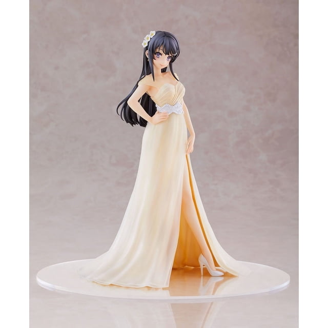 Figura de Sakurajima Mai (versión de vestido de novia), figura de acción de anime de PVC, estatua de personaje de juego, decoración coleccionable, 945 pulgadas/24 cm