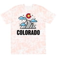 thumbnail image 3 of Inktastic Colorado Mountains and Clouds T-Shirt, 3 of 5