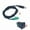 A: USB cable, variant on Suitable for converting Volkswagen USB wire harness to Volkswagen USB socket audio cable adapter, round 4-pin 2.0 male head with switch