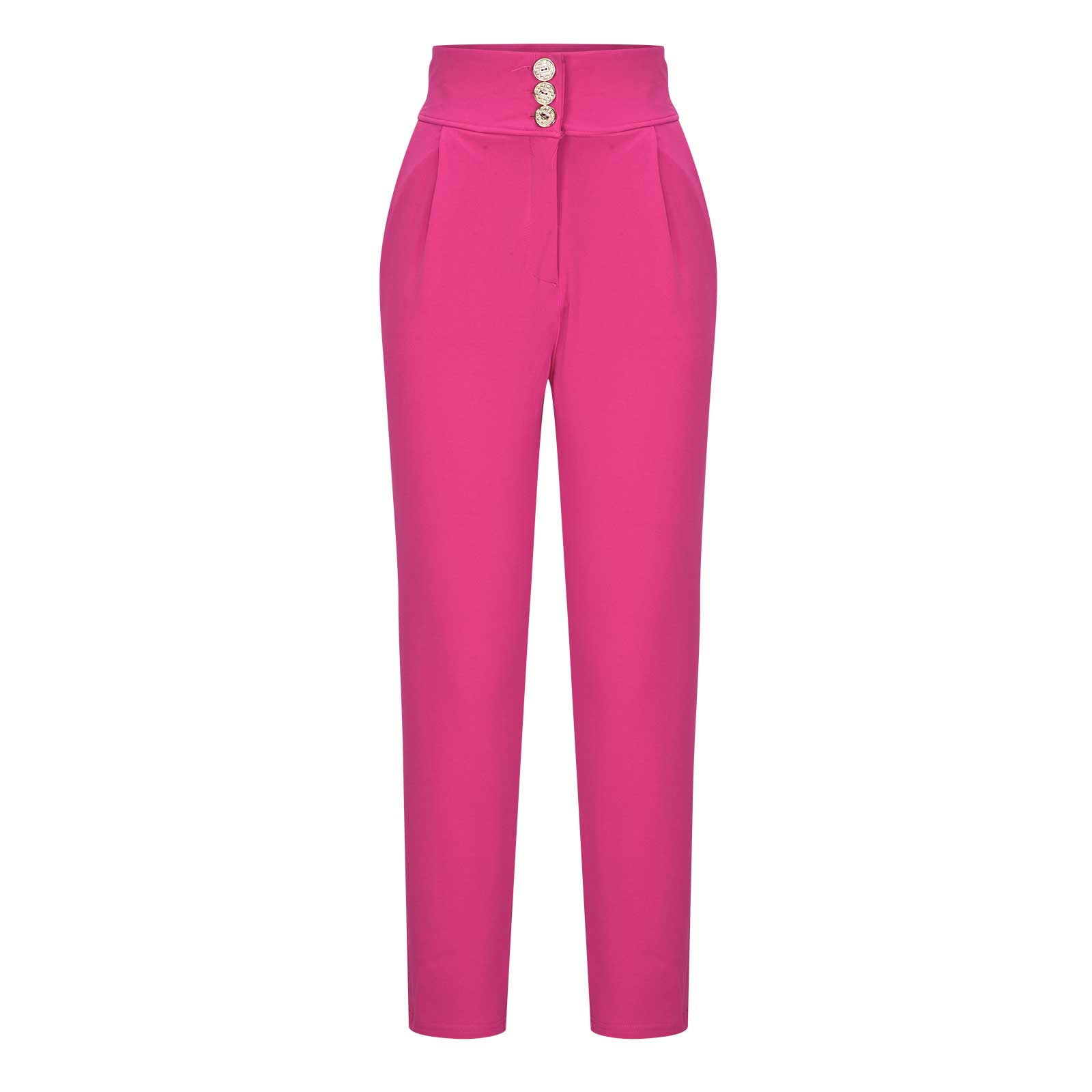 Casual wear baby pink cotton plain pant - G3-WFP61 | G3fashion.com