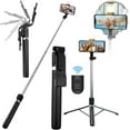 thumbnail image 1 of Innotech SC Trípode Selfie Stick Ajustable de 67 Pulgadas con Control Remoto Inalámbrico y 2 Luces Flash – Trípode Portátil, Estable y Liviano para iPhone, Android, GoPro – Viajes, Fotografía, Transmisión en Vivo, Vlogging, 1 of 7