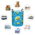 thumbnail image 6 of Fotbe Laundry Hamper With Durable Leather Laundry Basket Cute Car Cartoon Thickened Waterproof Round Collapsible Laundry Hamper, Dirty Clothes Laundry Basket, 6 of 8