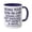 Dark Blue, variant on Creative Water Cup, 11-Ounce Ceramic Mug With Double-Sided Glossy Print, Funny Son-In-Law Gift For Mother-In-Law, Mother's Day Present With Pink Interior And Handle - Practical White