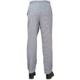 thumbnail image 3 of Men's Pinstripe Dress Pants - Button Waist for Office Wear & Formal Occasions Light Gray XL, 3 of 3