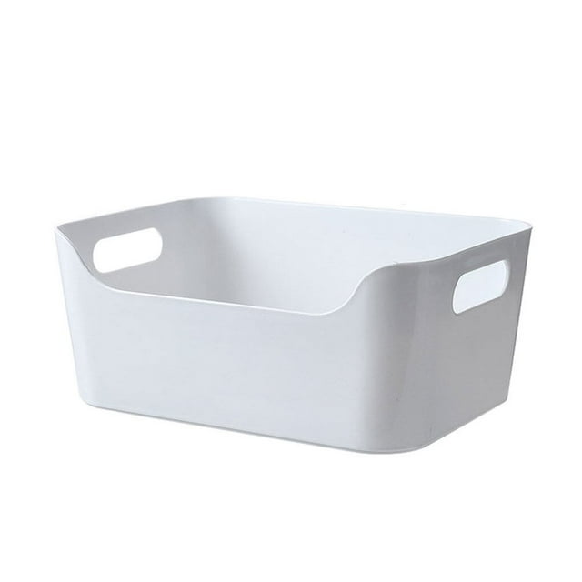 Storage Box - And Plastic Storage Cosmetics Organizer Basket PP Basket To Carry Plastic Cosmetics Organizer Box white