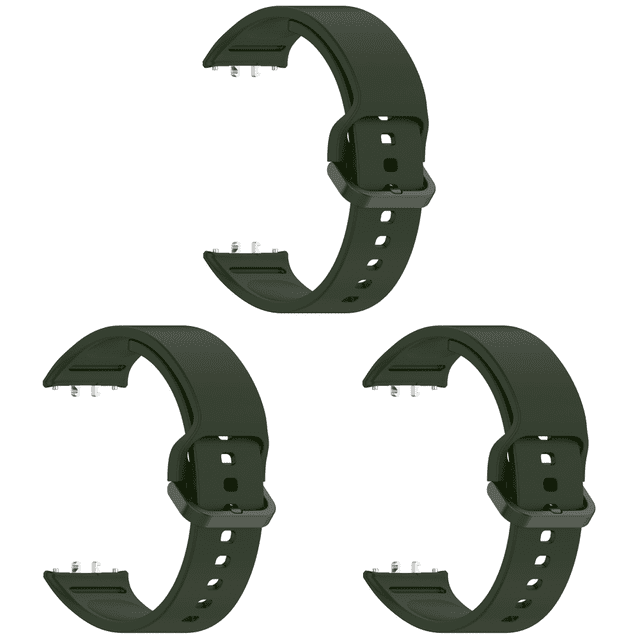 Correa de silicona de repuesto para reloj Samsung Galaxy Fit 3 2024() Verde
