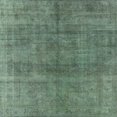 thumbnail image 1 of Ahgly Company Indoor Square Mid-Century Modern Pine Green Oriental Area Rugs, 5' Square, 1 of 6