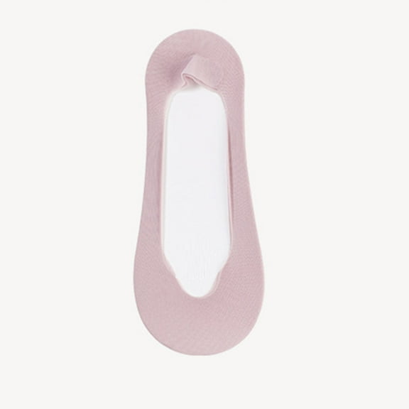 Women Socks New Women's Thin Seamless Socks in Summer Mesh Breathable Bottom Can'T Slip Off with Short Socks. Purple Free Size