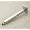 thumbnail image 2 of Vanity Art 6 Inch High Qaulity Replacement Square Rain Shower Arm Ceiling Mounted Arm Brass for Shower Head with Flange, Chrome Finished, 2 of 6